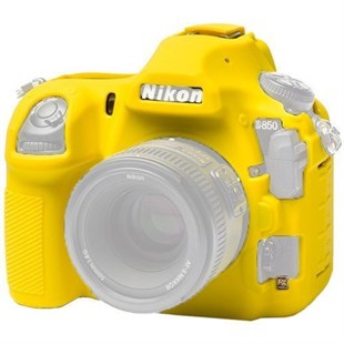 Andoer (Nikon D850) İçin Koruyucu Silikon Kılıf (Sarı)