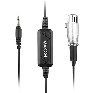 Boya BY-BCA6 XLR Mikrofon Telefon Bağlantı Kablosu