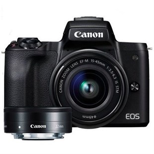 Canon EOS M50 15-45mm + 22mm STM Lens Kit