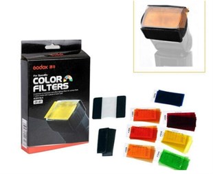 Godox CF-07 Tepe Flaş İçin Renkli Filtre Seti