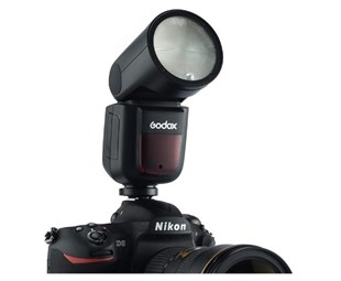 Godox V1 Nikon Uyumlu Yuvarlak Kafa Flaş