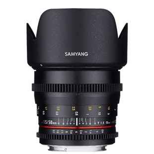 Samyang 50mm T1.5 AS UMC VDSLR Lens (Canon EF)