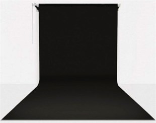 Stüdyo Teknik 270cm x 580cm Sonsuz Siyah Fon Perdesi